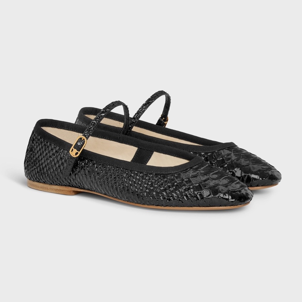 CELINE BALLET Flats - Croc Effect - 37